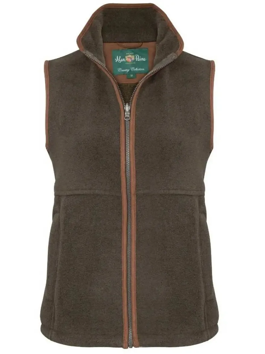 ALAN PAINE Aylsham Ladies Fleece Gilet - Green