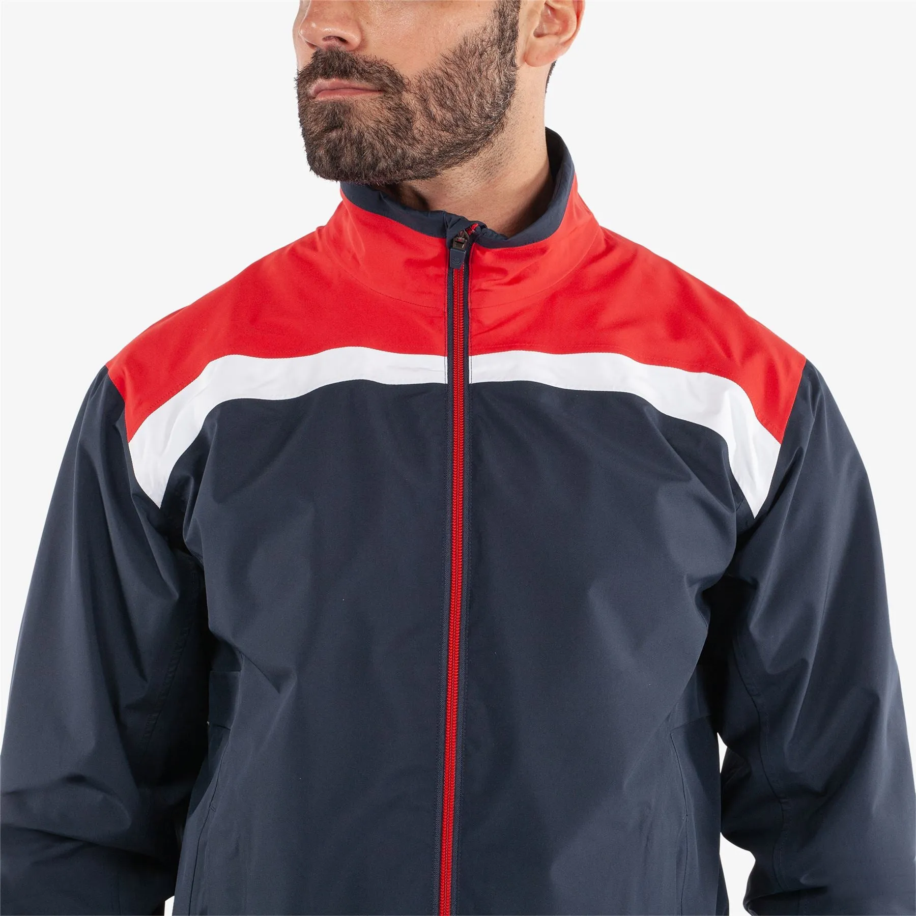 Anton GORE-TEX Waterproof Jacket Navy/Red - 2025