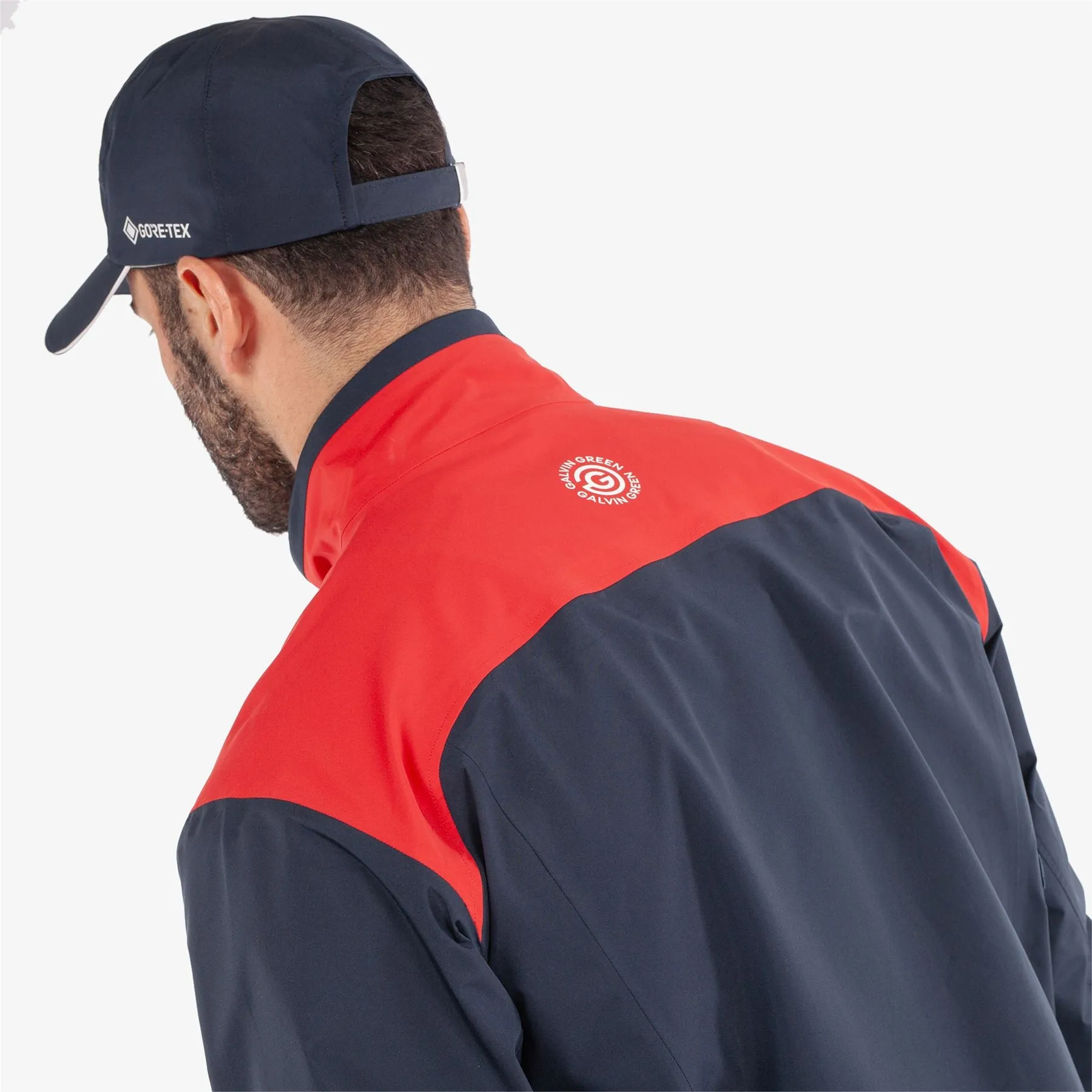 Anton GORE-TEX Waterproof Jacket Navy/Red - 2025