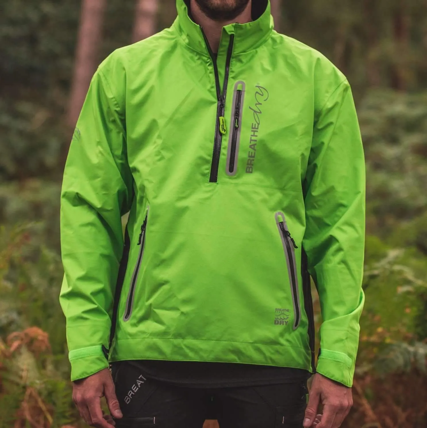 AT4400 Arbortec BreatheDry® Waterproof Smock - Lime