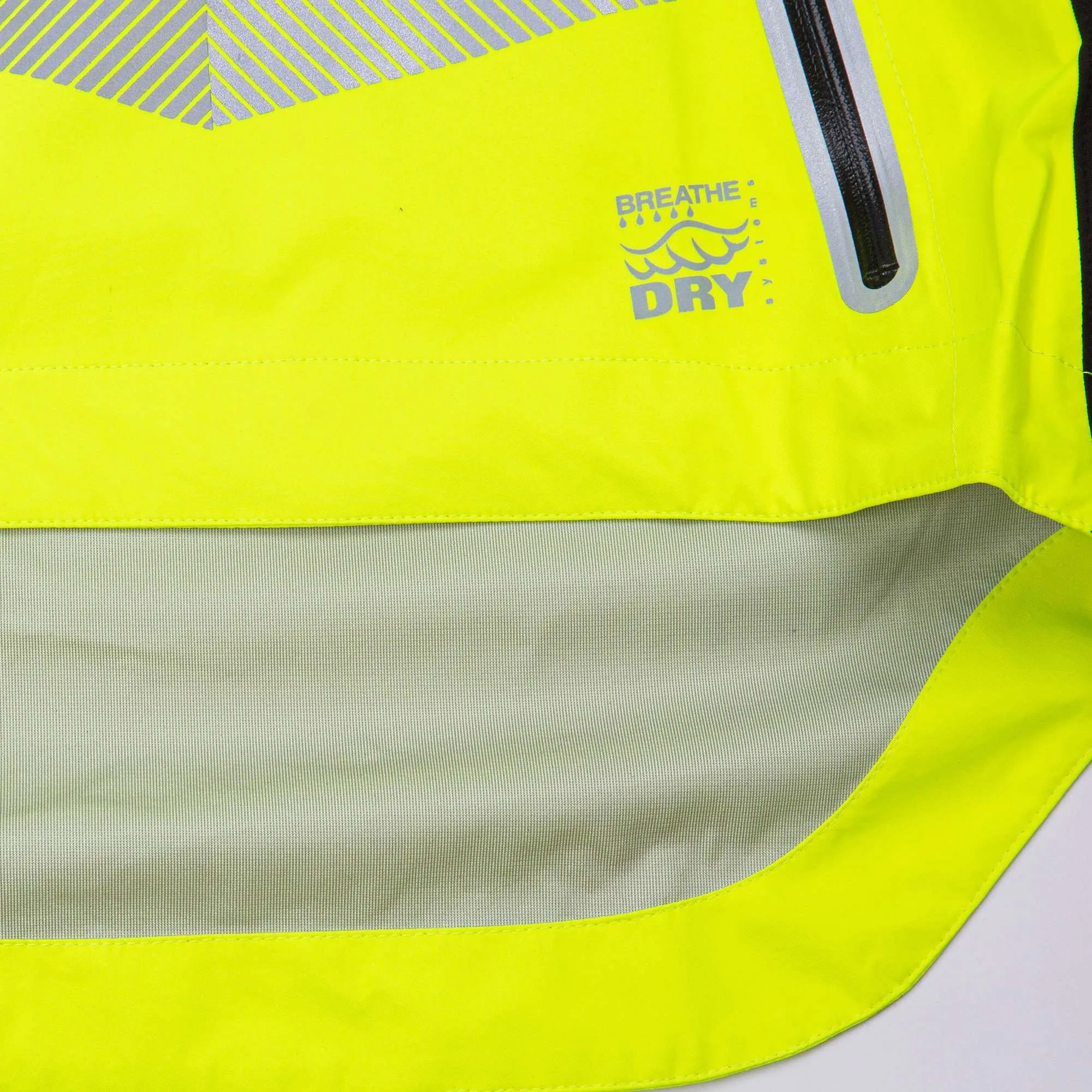 ATHV4400 Arbortec BreatheDry® Waterproof Rain Jacket - Hi-Viz Yellow