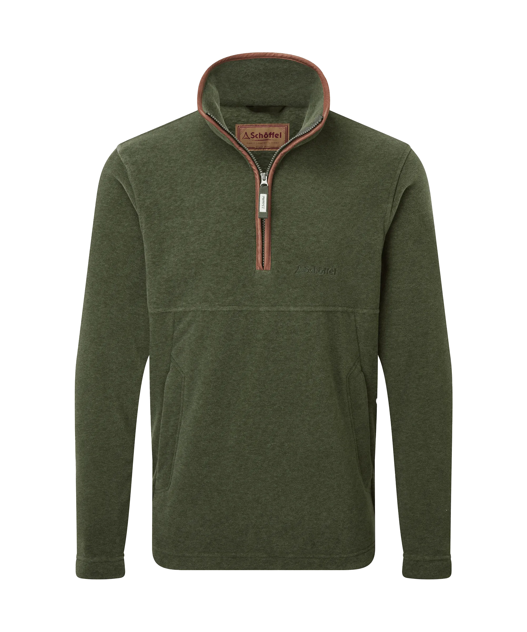 Berkeley Quarter Zip Fleece - Cedar Green