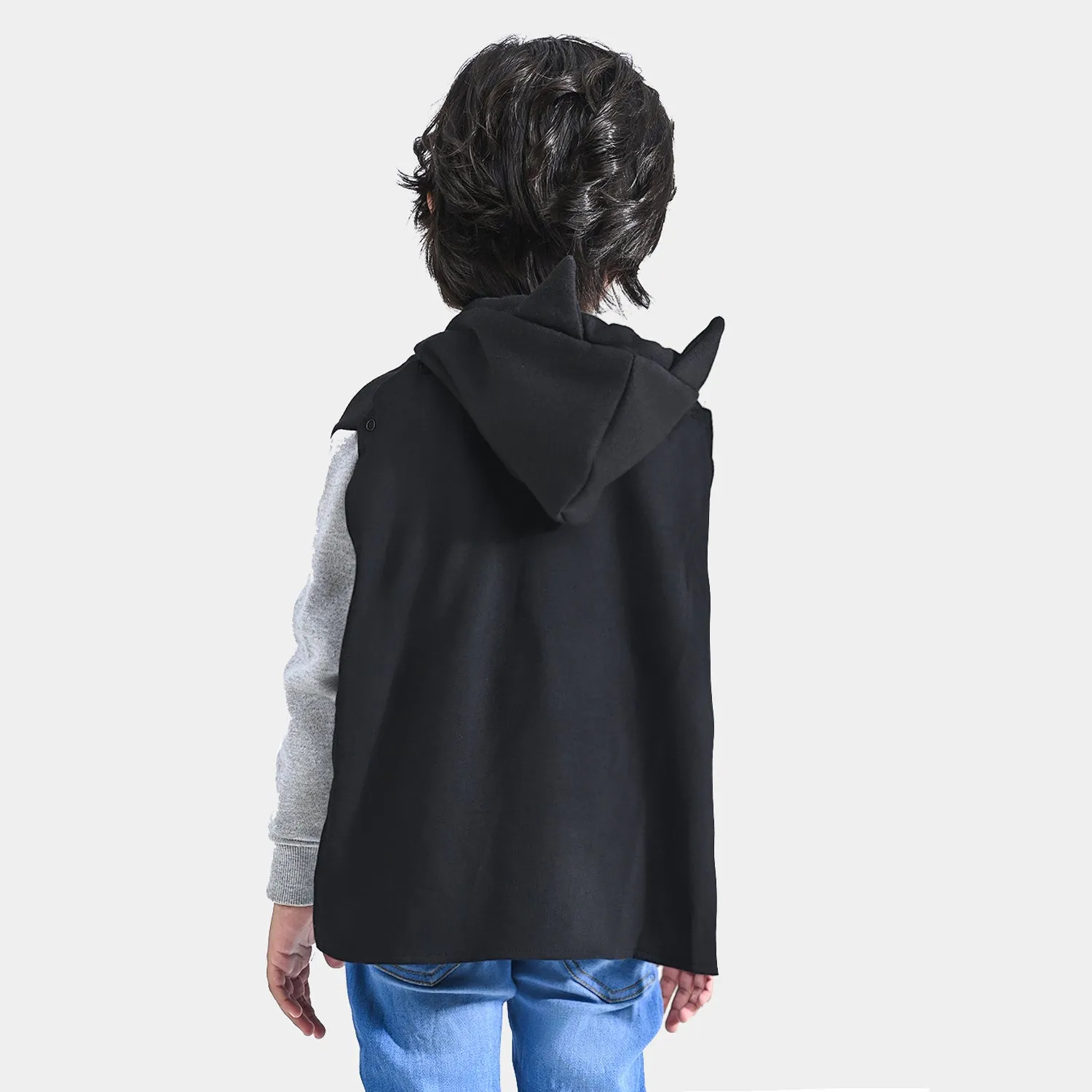 Boys Fleece Knitted Hooded Jacket