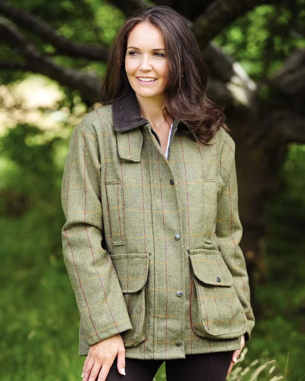 Bronte Ladies Crompton Tweed Field Coat