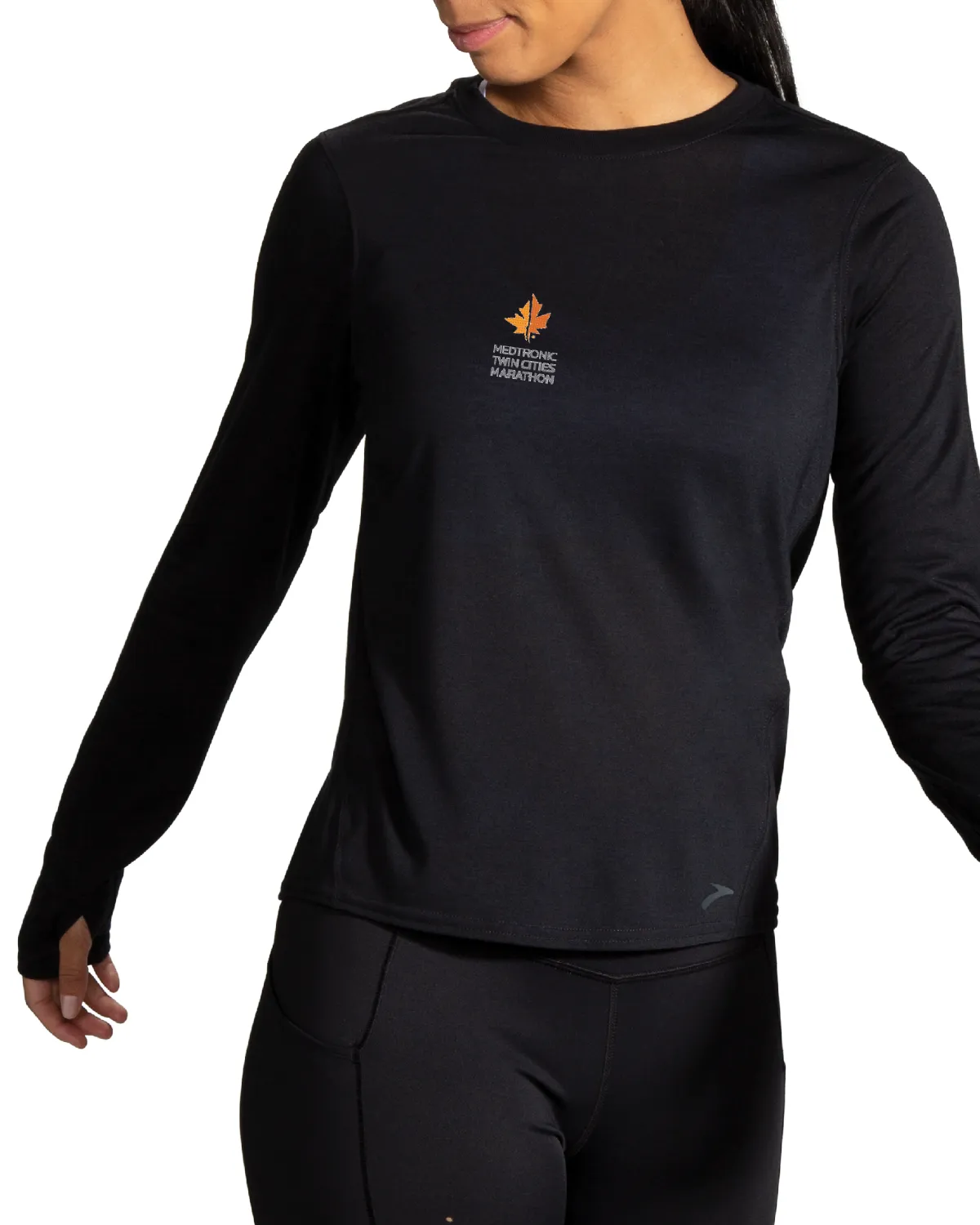 Brooks TCM Distance Long Sleeve - Black (Women's Sizing)