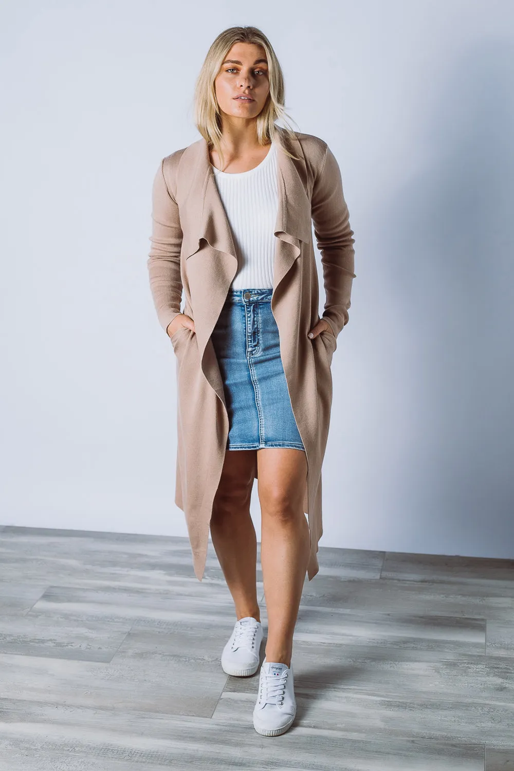 Claudette Knit Trench