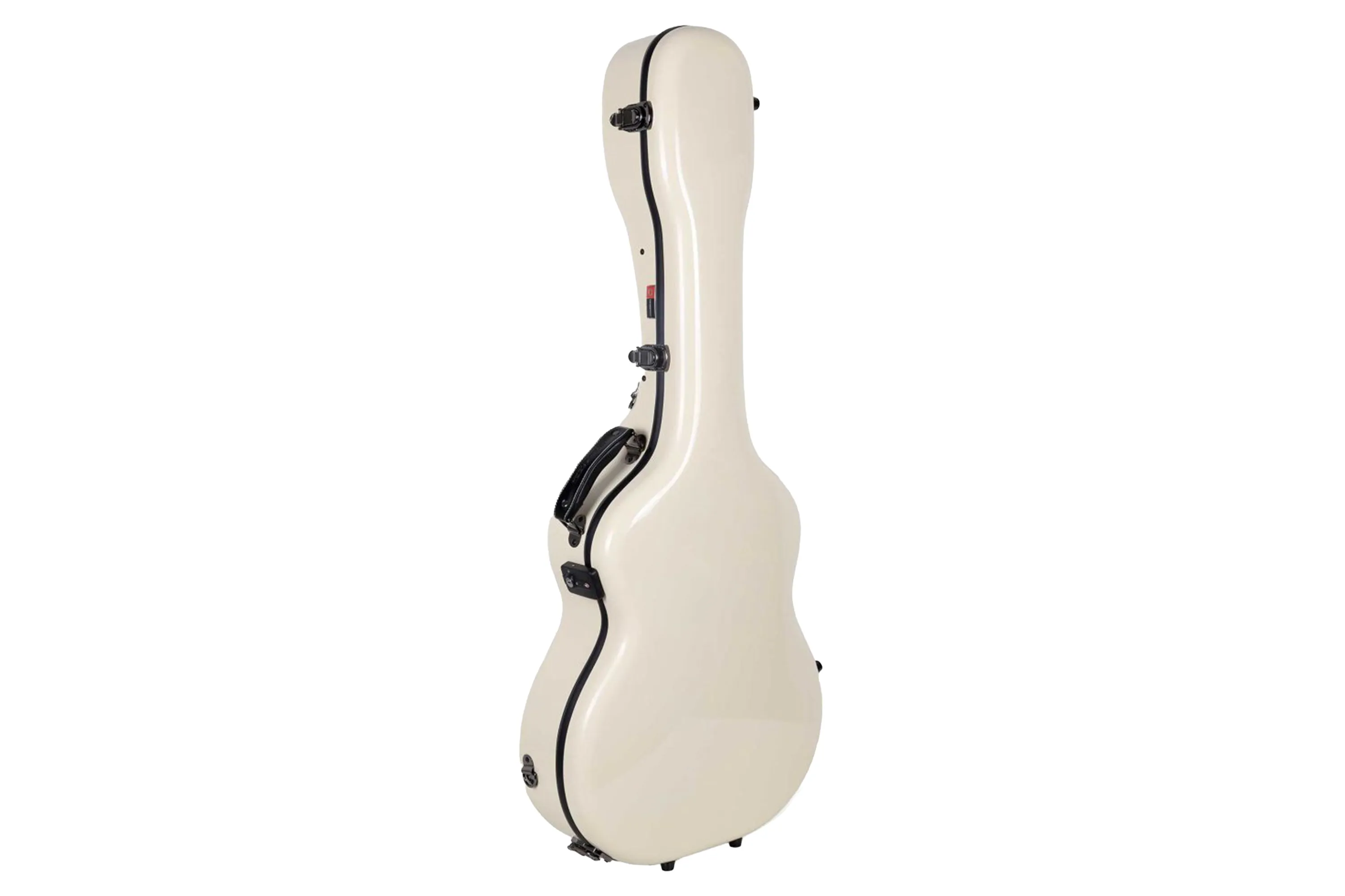 Crossrock CRF2021OMIV Ivory Fiberglass Acoustic Guitar Case - Fits Martin OM/000 Guitars