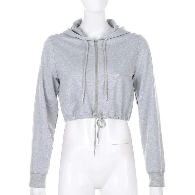 Fashion Streetwear Outfits Cropped Sweatshirts