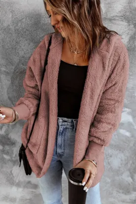 Fleece Coat - Mauve