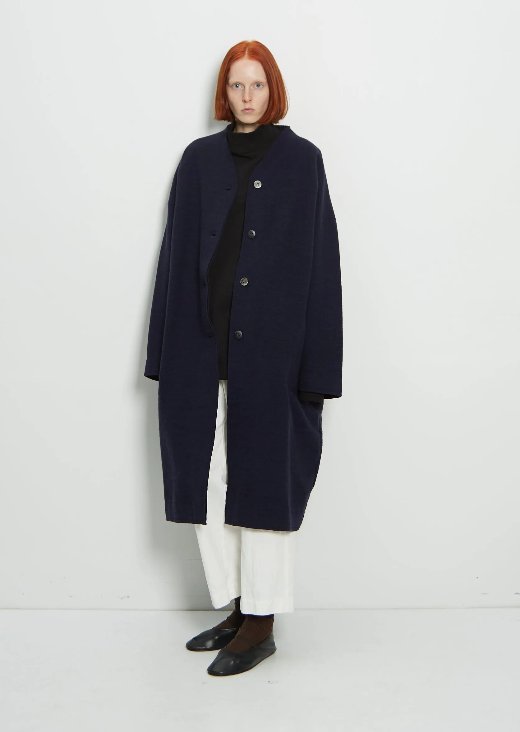 Fleece Wool Blend Coat