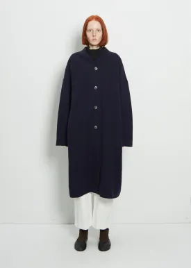 Fleece Wool Blend Coat