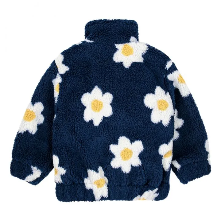 Flower Fleece Coat