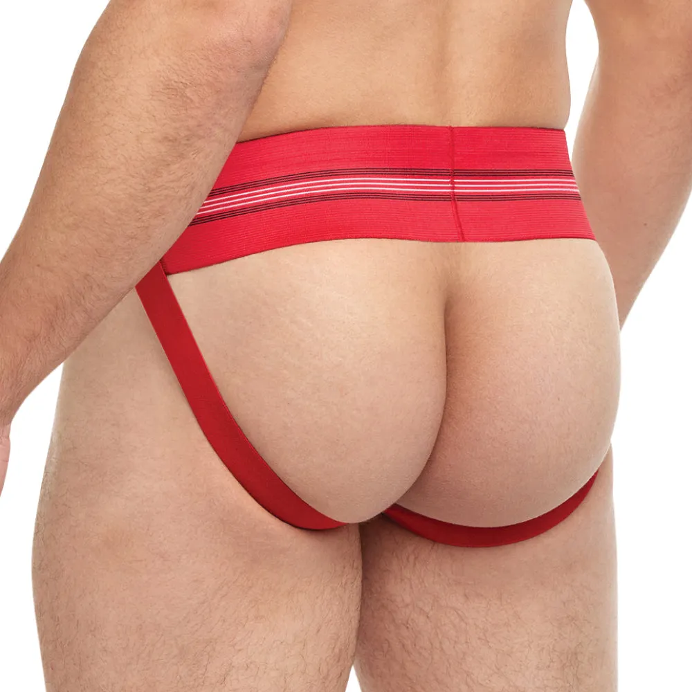 Goal Line Class Jockstrap Red