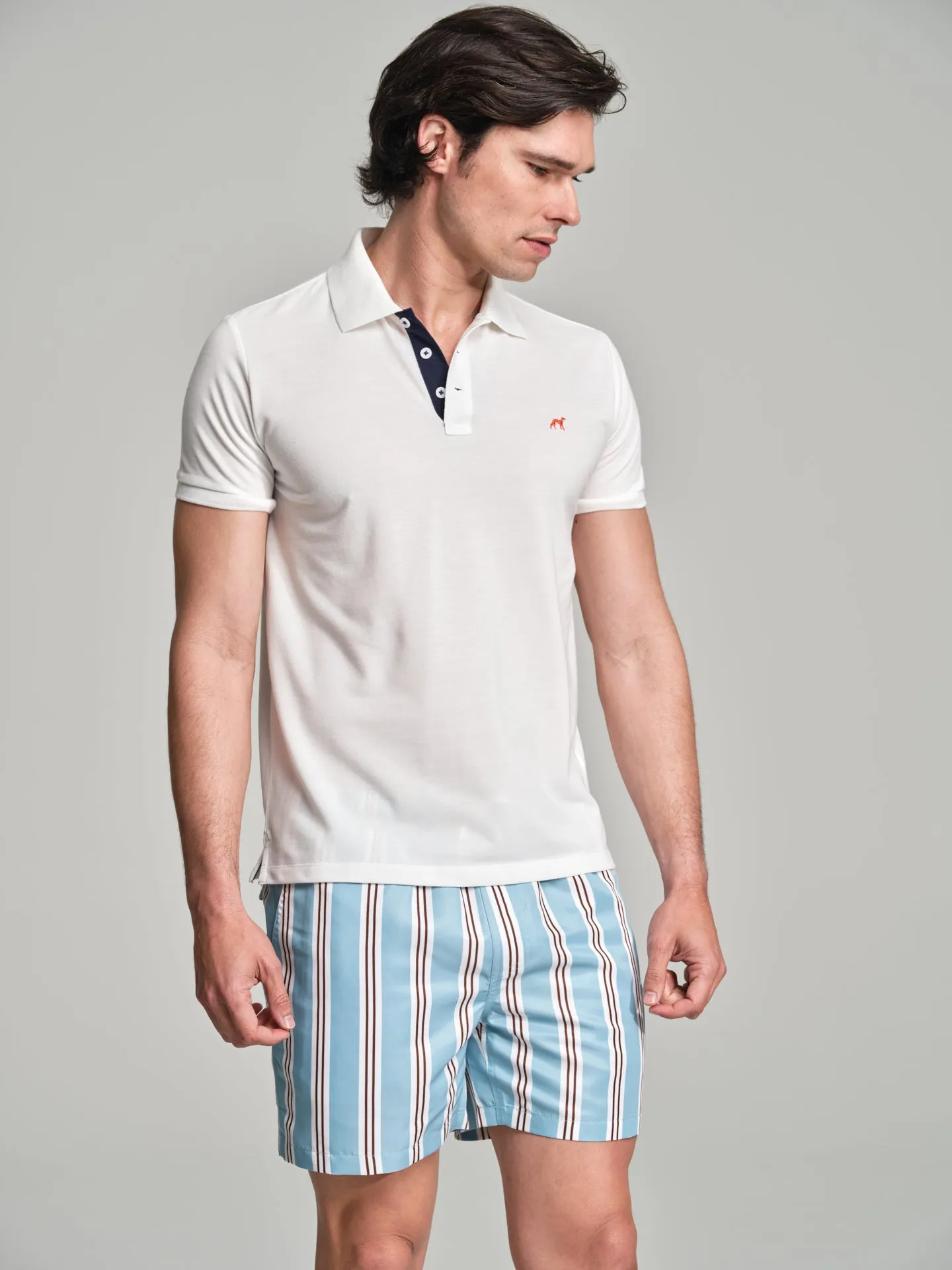 Havana Collection striped swim shorts