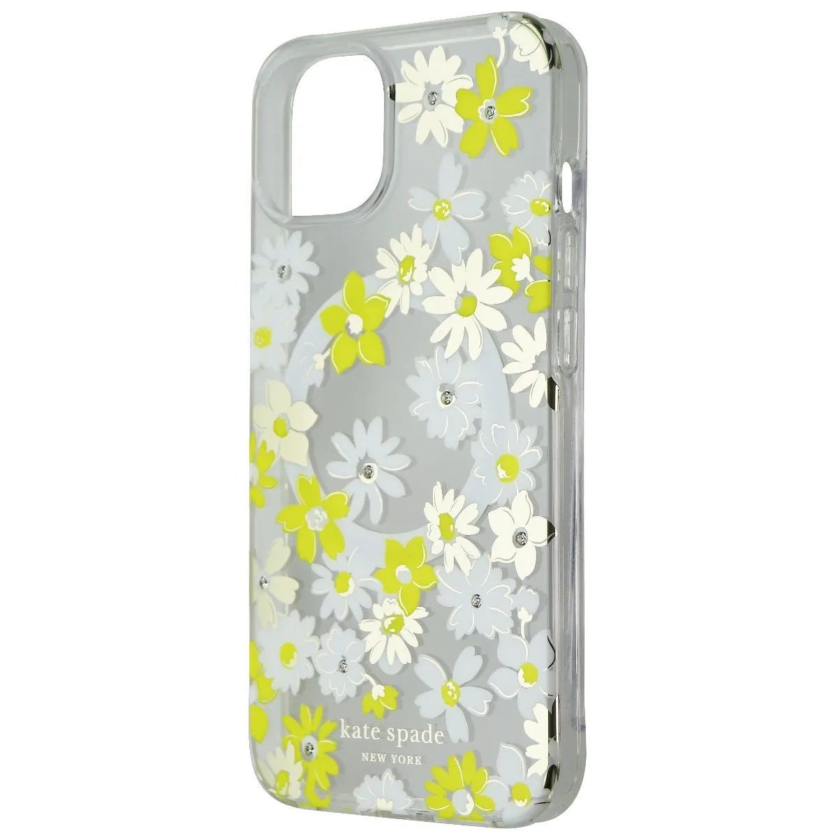 Kate Spade Hardshell Case for MagSafe for iPhone 13 - Yellow Floral Medley