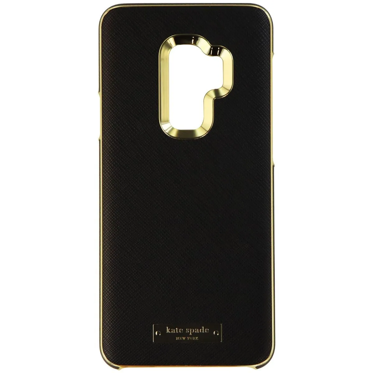 Kate Spade Wrap Series Hard Case for Galaxy S9  (Plus) - Black Saffiano/Gold