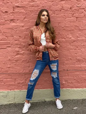 Leah Leopard Jacket