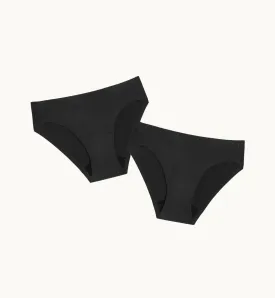 Light Leakproof No-Show Underwear Bikini 2-Pack