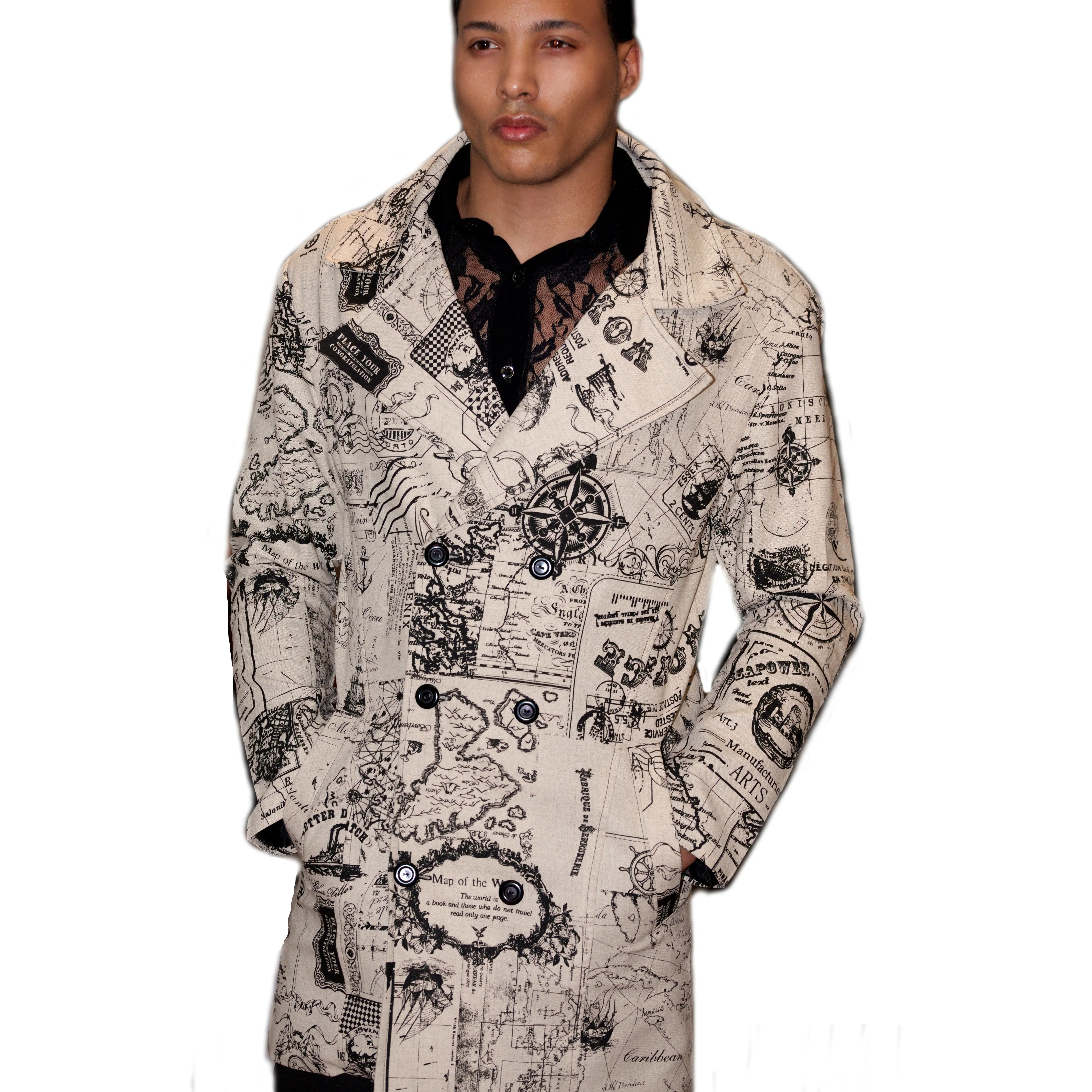 Light weight Graphic Print Jacket