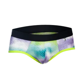 Male Basics MOB Men's Aero Brief Green Tye Dye