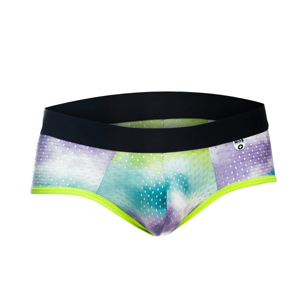 Male Basics MOB Men's Aero Brief Green Tye Dye