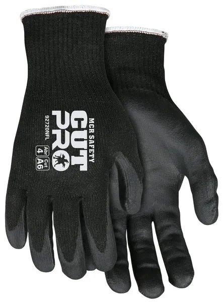 MCR Safety Memphis Cut Pro, 10ga HPPE, All Black L