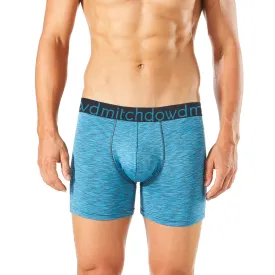 Men's Heather Everyday Active Long Leg Trunk - Blue