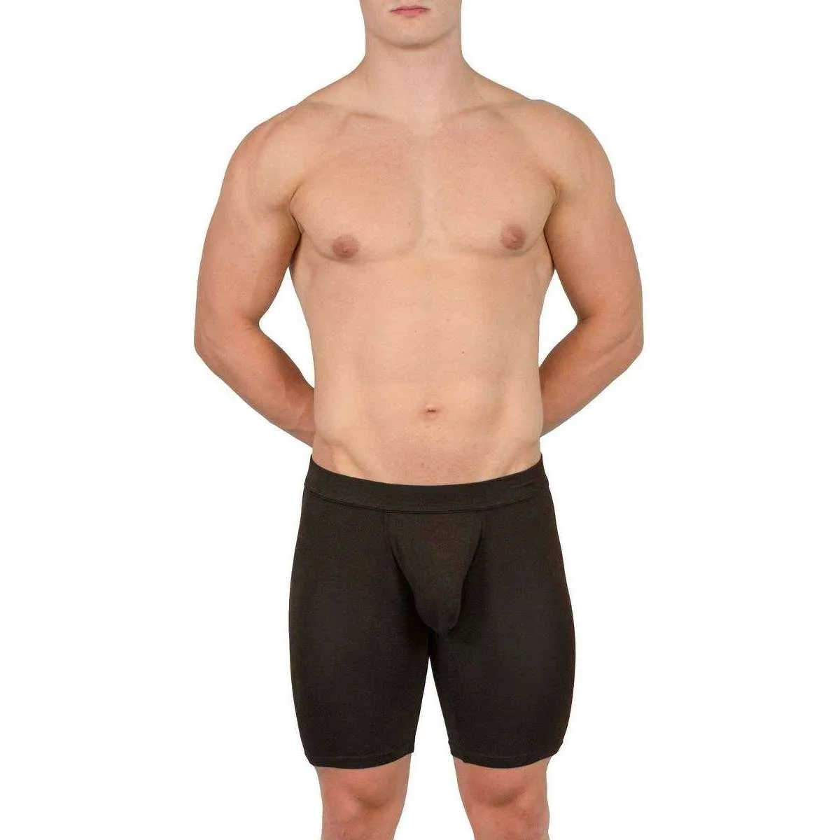 Obviously EliteMan Boxer Brief 9inch Leg - Black