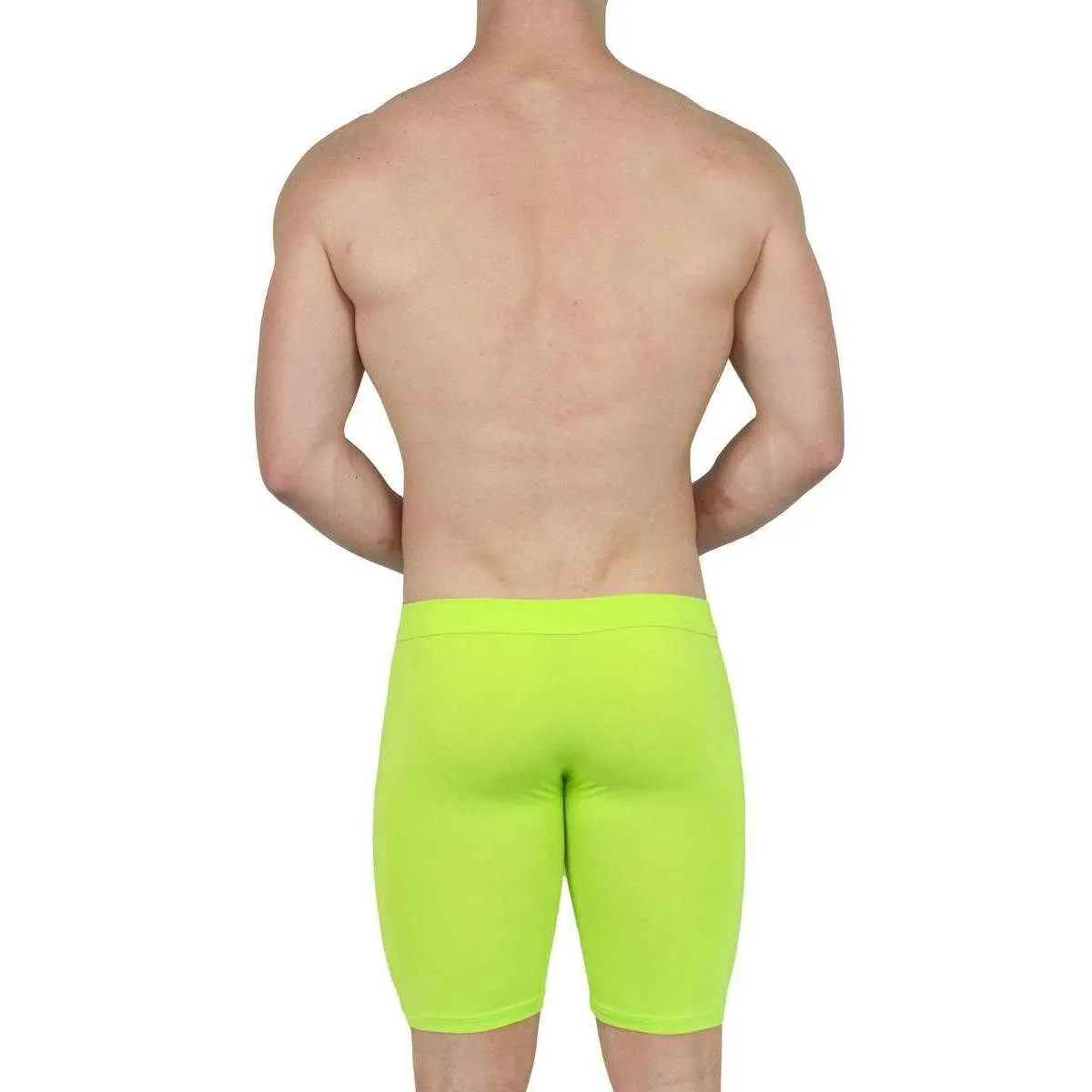 Obviously EliteMan Boxer Brief 9inch Leg - Lime