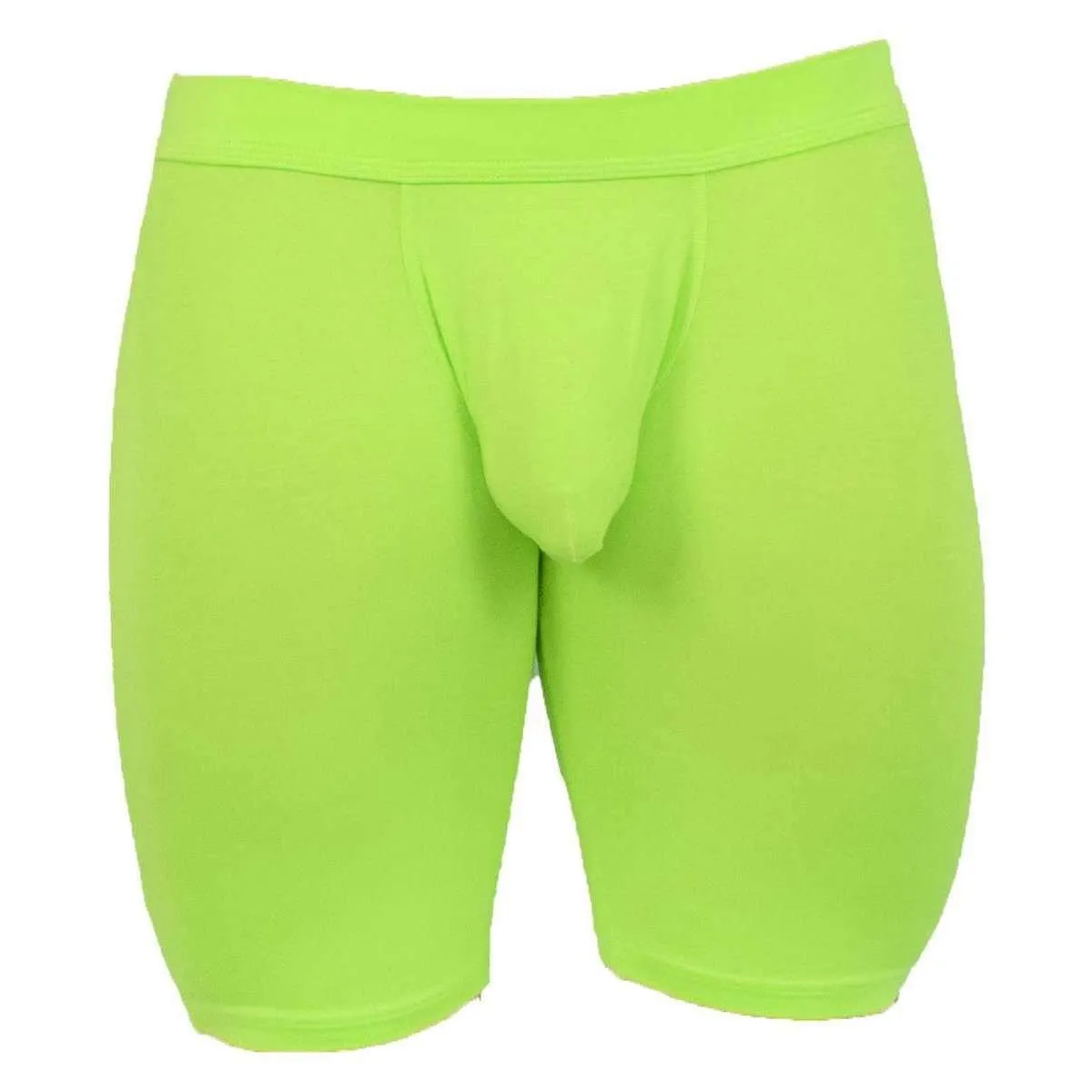 Obviously EliteMan Boxer Brief 9inch Leg - Lime