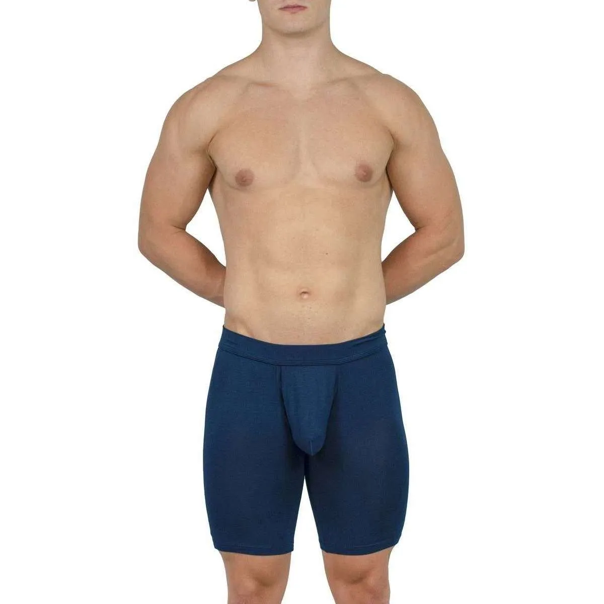 Obviously EliteMan Boxer Brief 9inch Leg - Midnight Navy