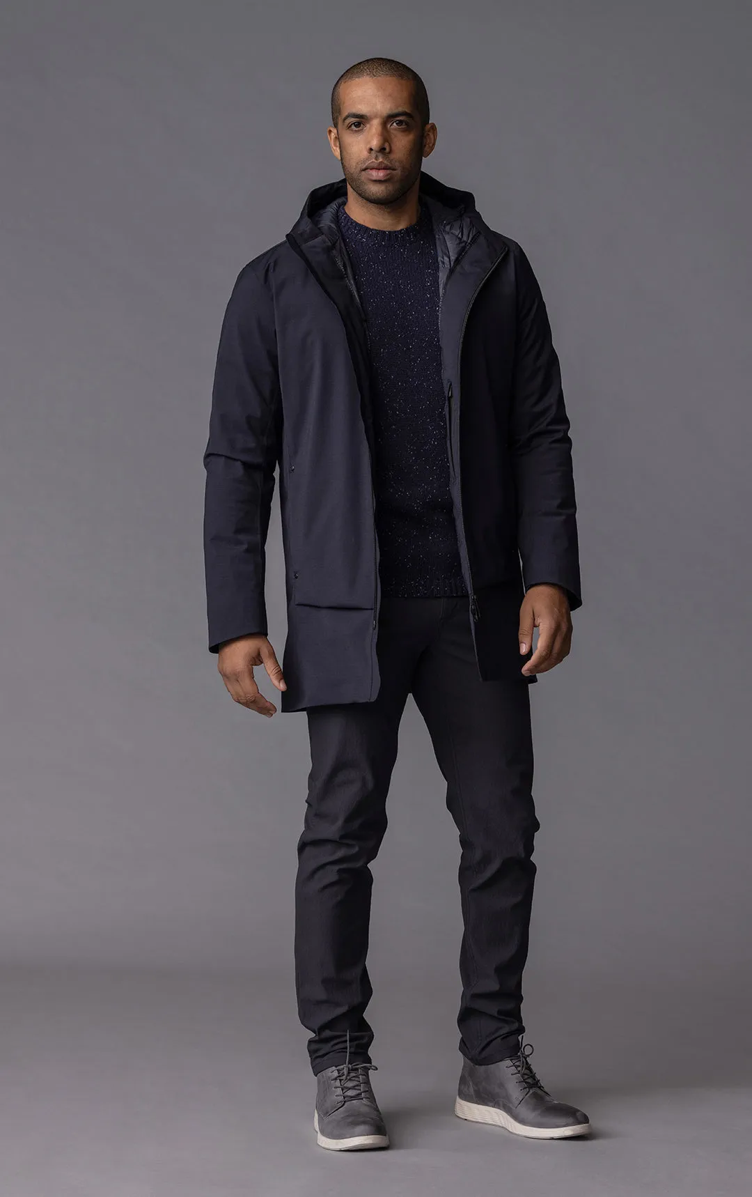 PERFORMANCE WOOL DOWN COAT