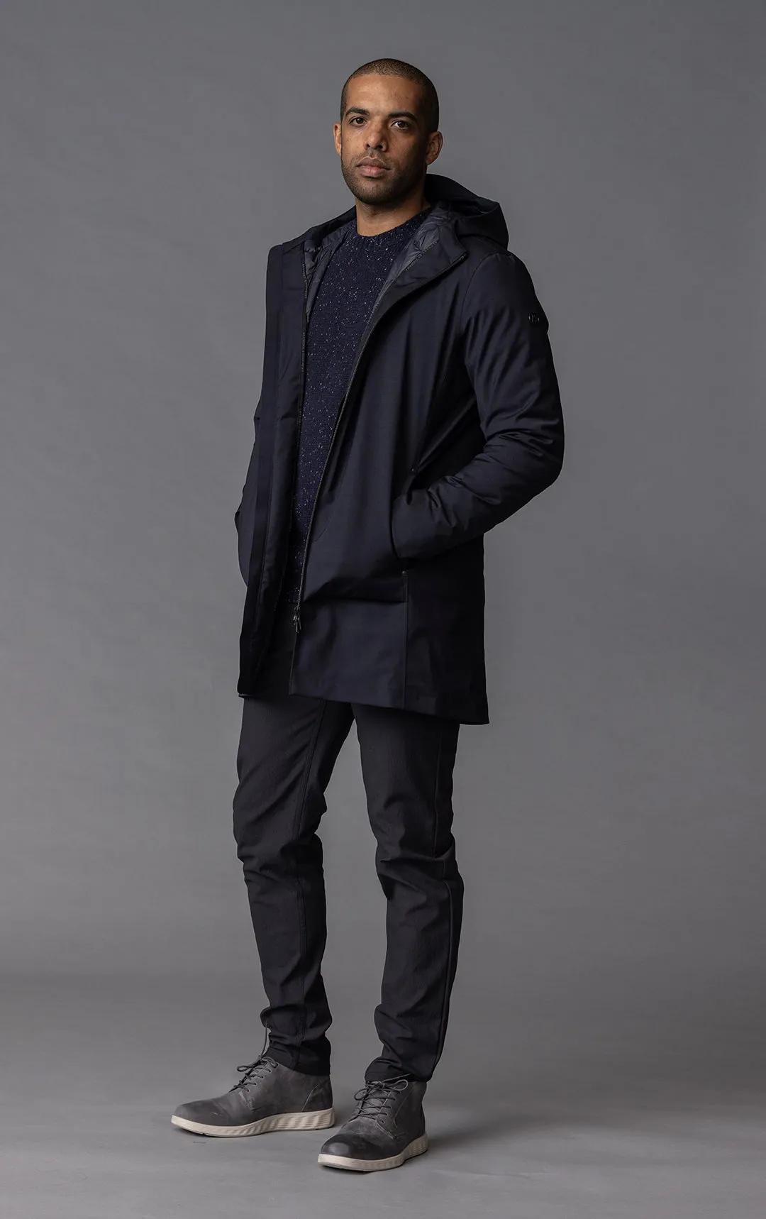 PERFORMANCE WOOL DOWN COAT