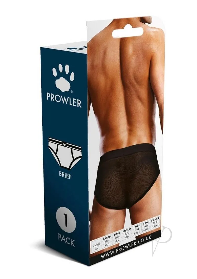 Prowler Black Mesh Brief Lg