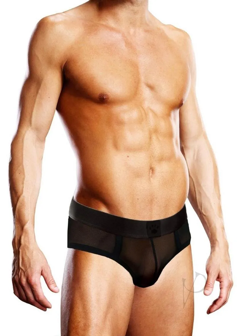 Prowler Black Mesh Brief Lg