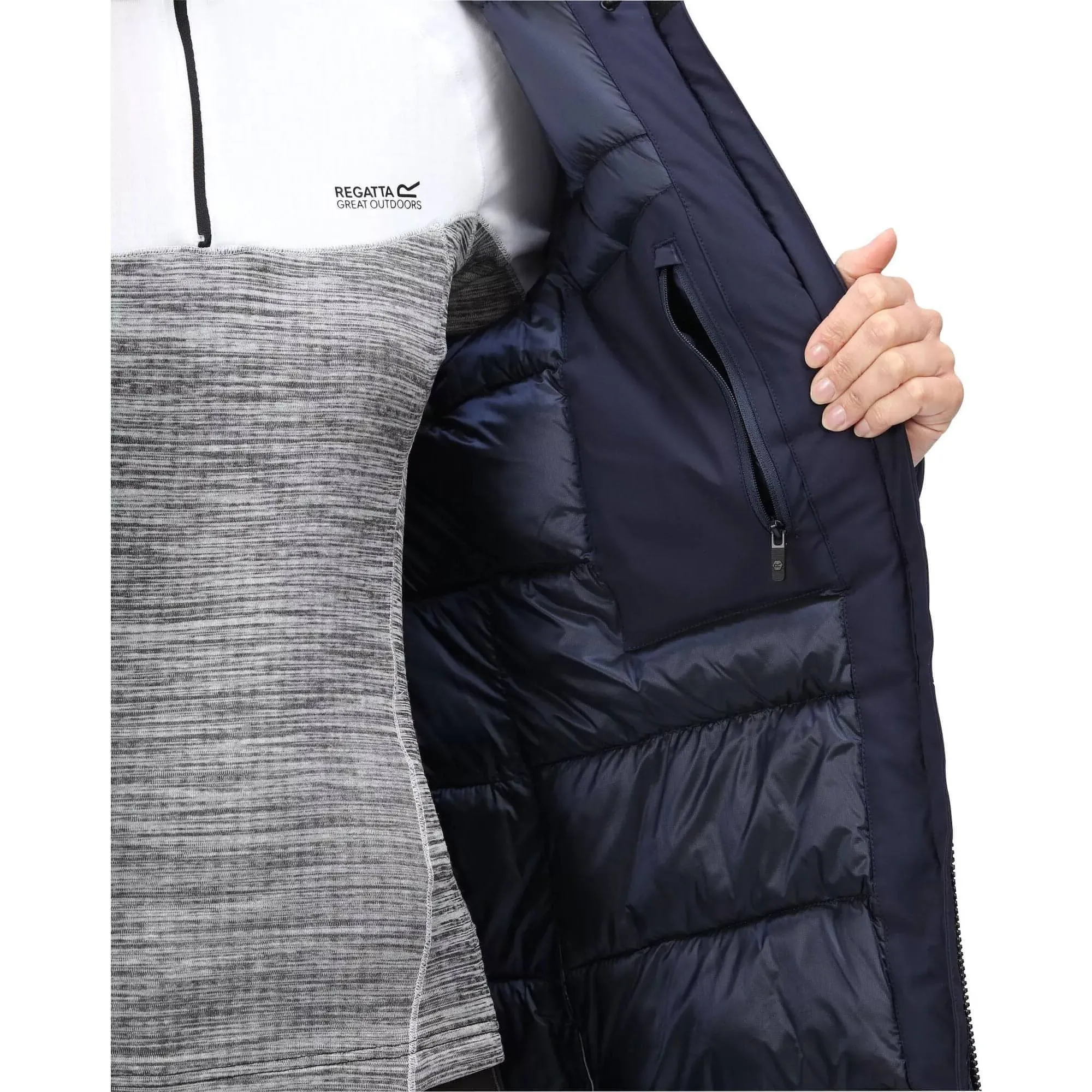 Regatta Sanda Womens Waterproof Jacket - Navy