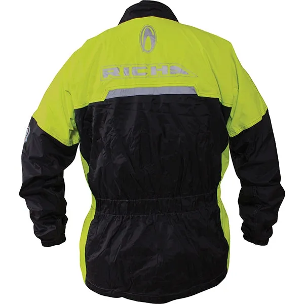 Richa Rain Waterproof Warrior Jacket - Black / Fluo