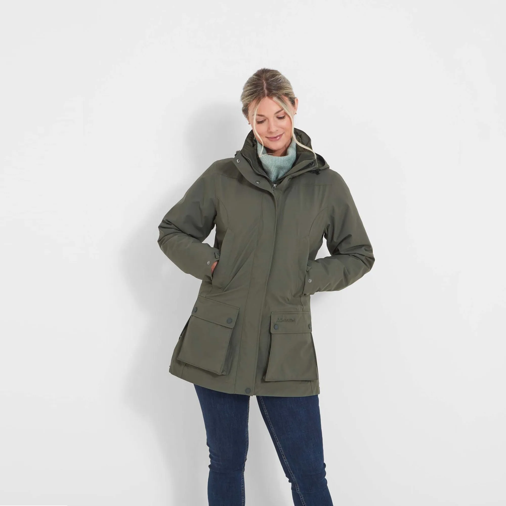 Schoffel Ladies Uppingham 3 In 1 Coat - Forest