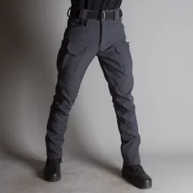 Shell Tactical Pants for Men Stylish Work Trousers in Dark Gray