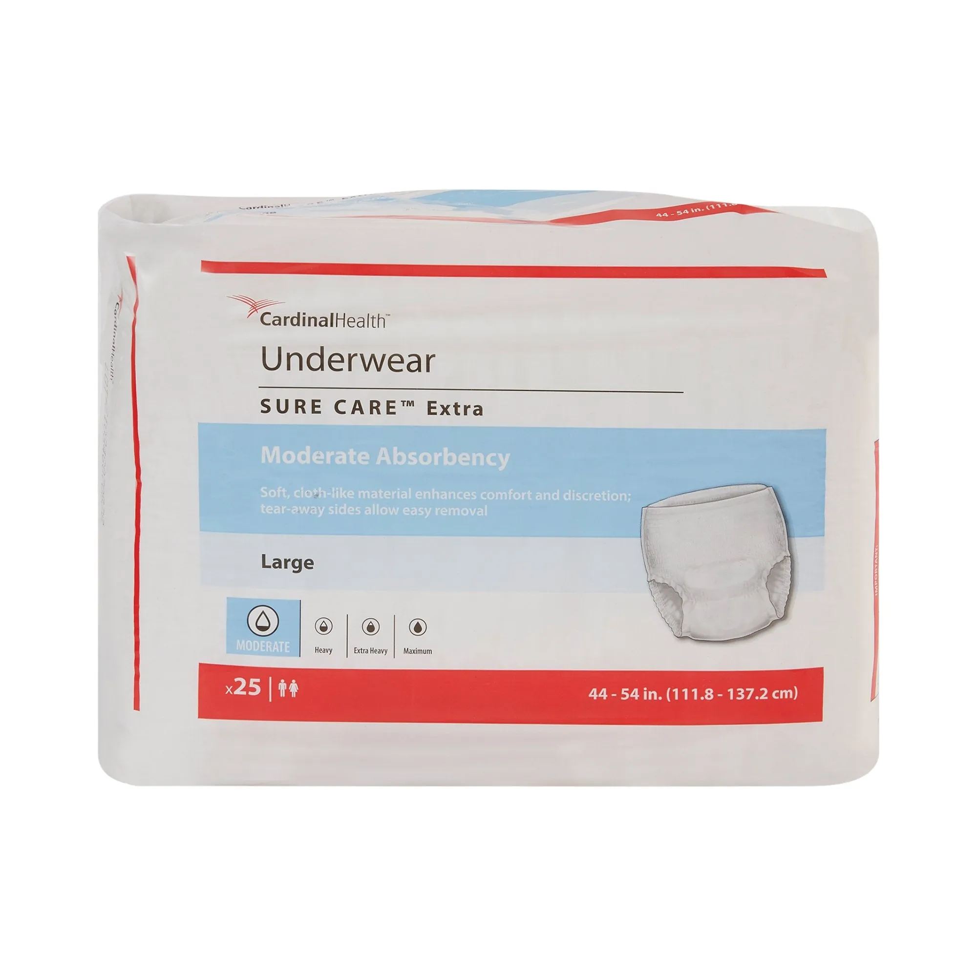 Simplicity™ Extra Moderate Absorbent Underwear, Large