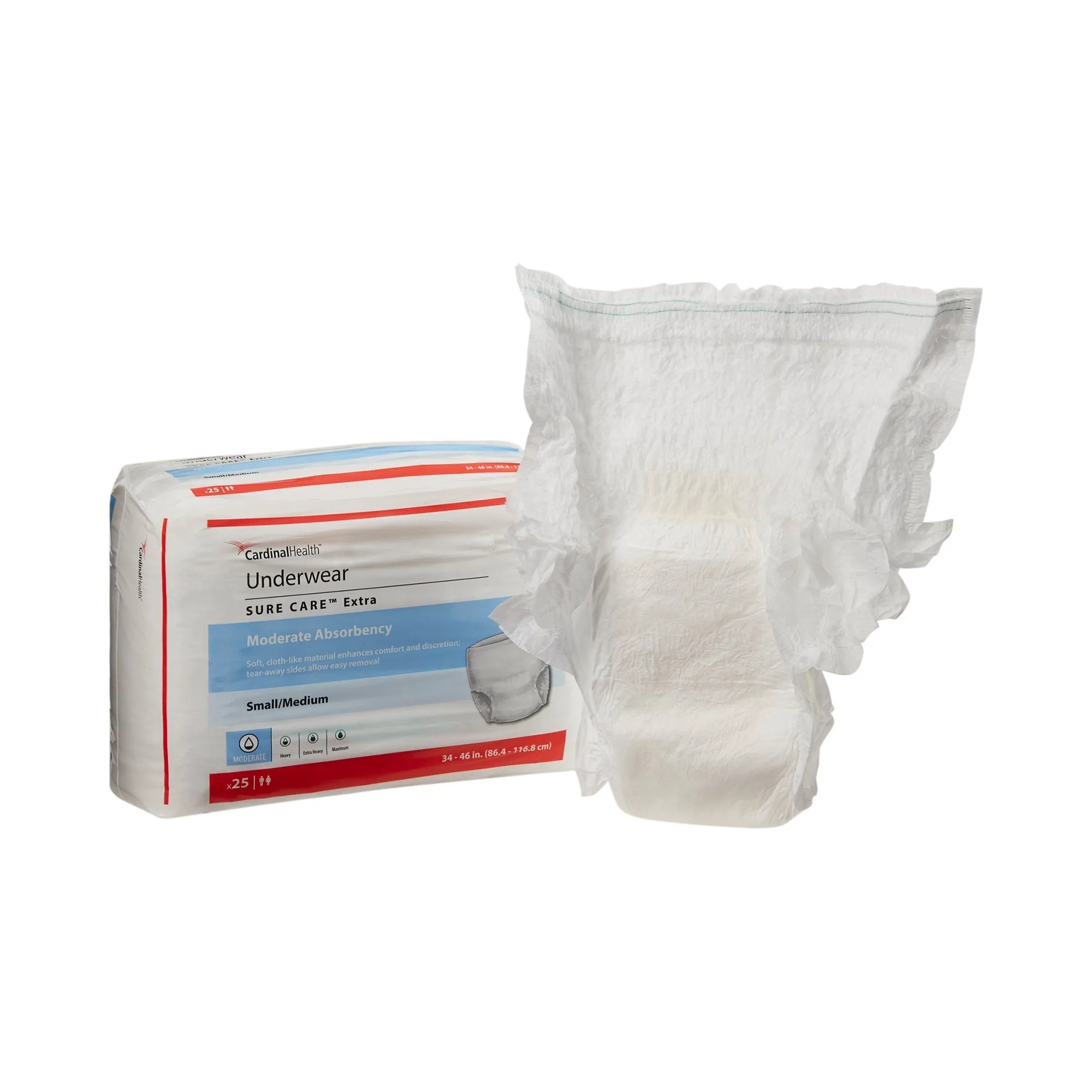 Simplicity™ Extra Moderate Absorbent Underwear, Small / Medium