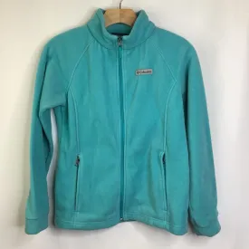 Size 14-16: Columbia Turquoise Fleece Coat