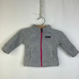 Size 3-6m: Columbia Light Grey Fleece Coat