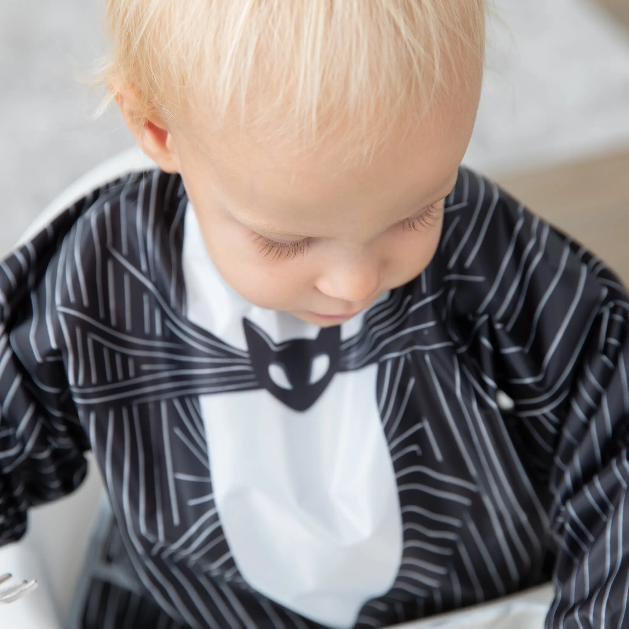 Sleeved Bib: Jack Skellington