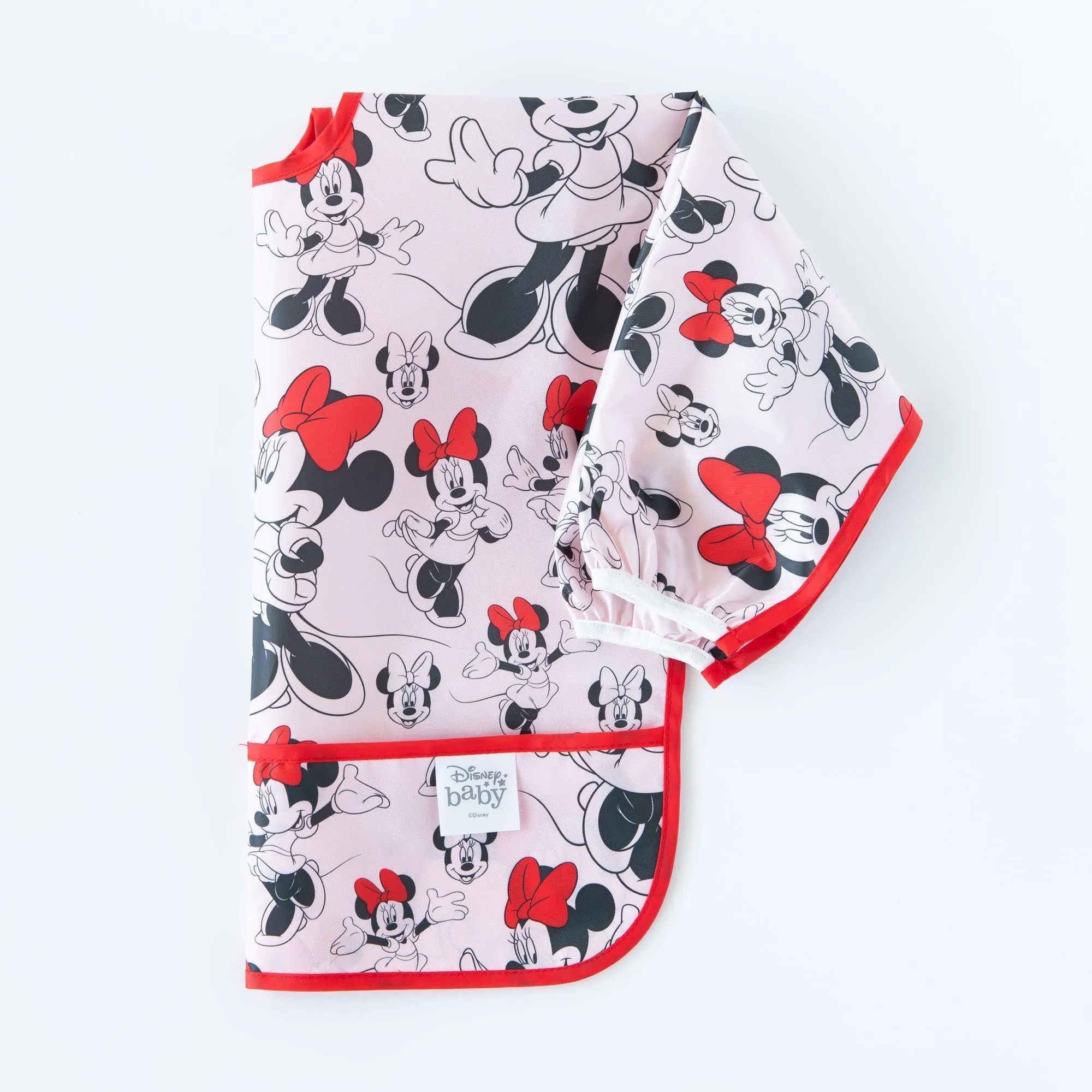 Sleeved Bib: Minnie Mouse