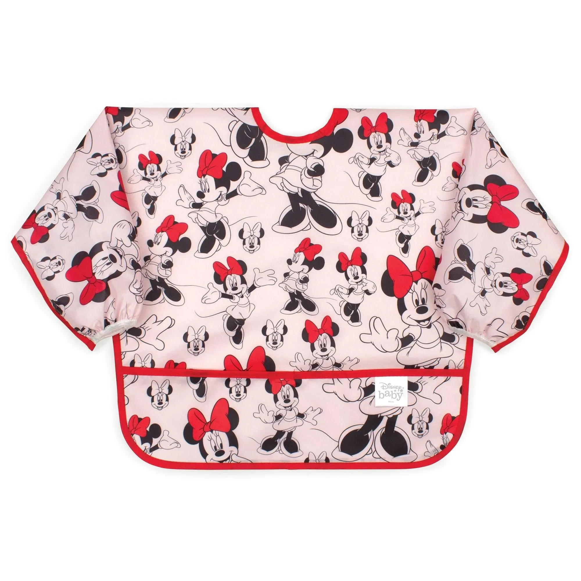 Sleeved Bib: Minnie Mouse