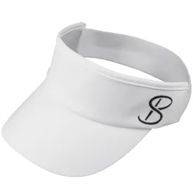 Sofibella Women's Elastic Visor White