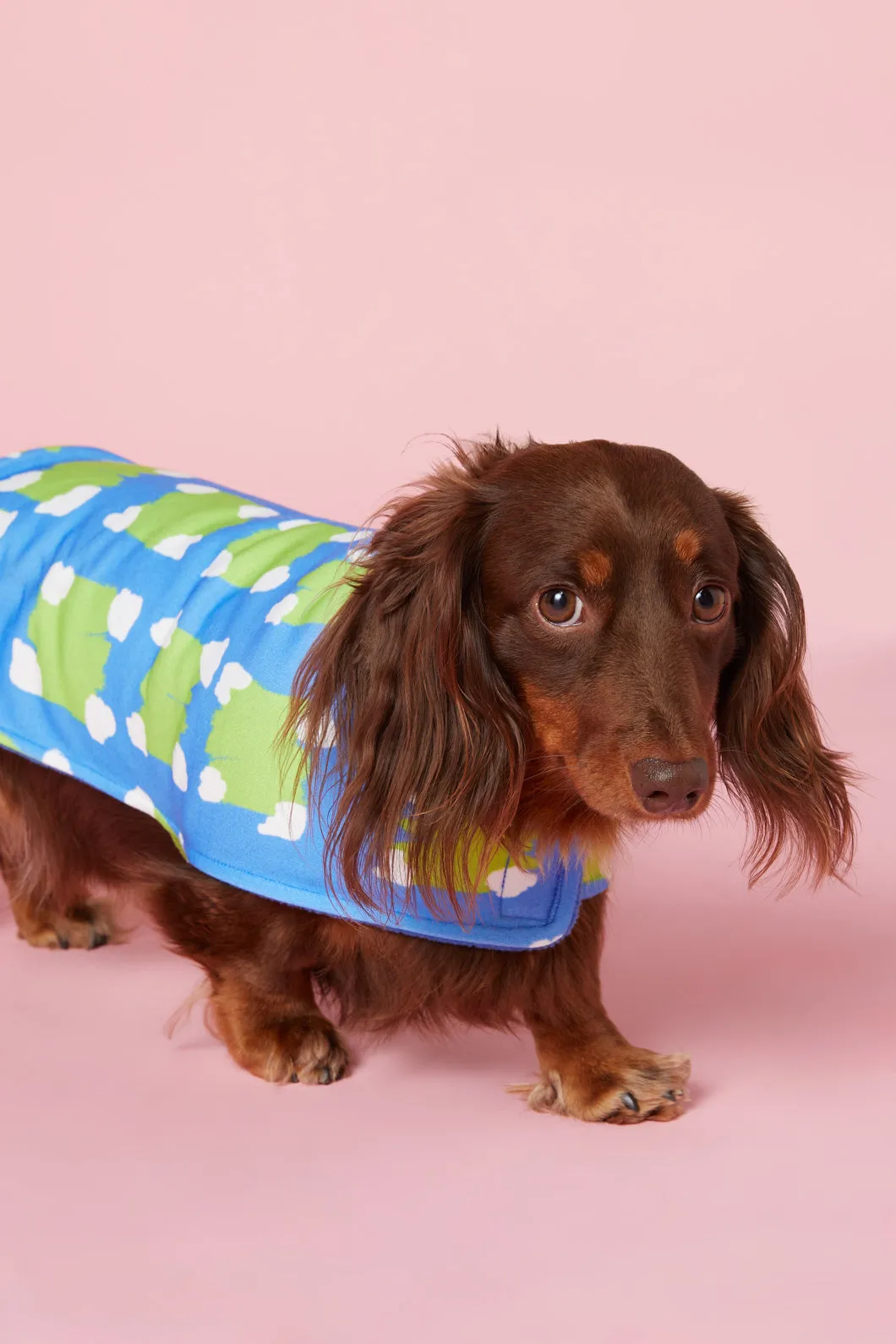 Spotty Green Fleece Coat