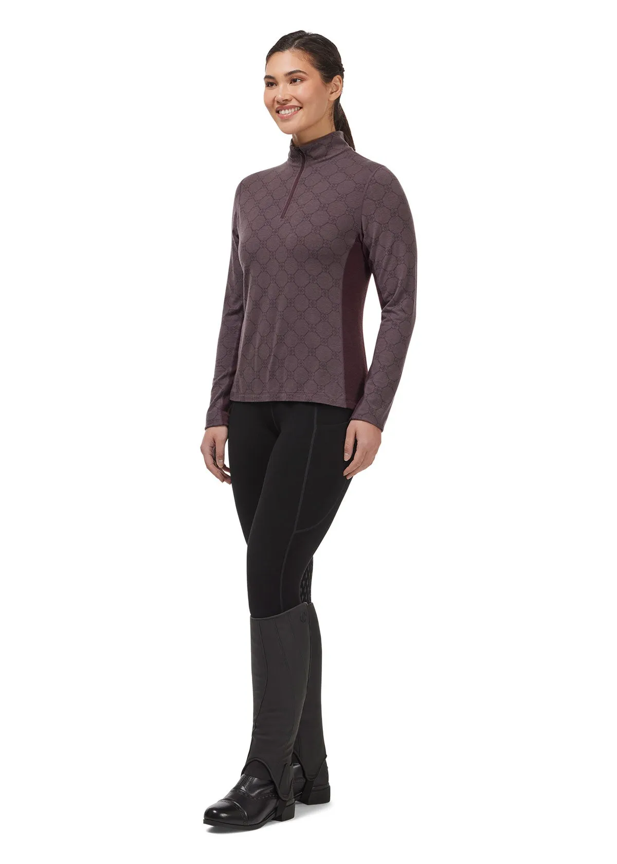 Stable Temp Merino Wool Quarter Zip Top