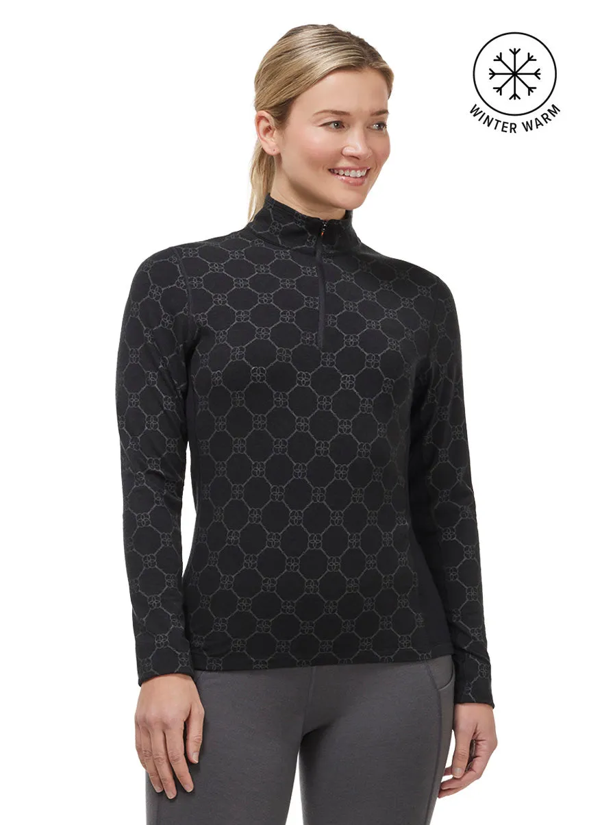 Stable Temp Merino Wool Quarter Zip Top